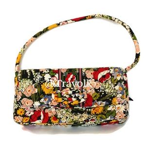 VERA BRADLEY Knot Just a Clutch Purse Poppy Fields